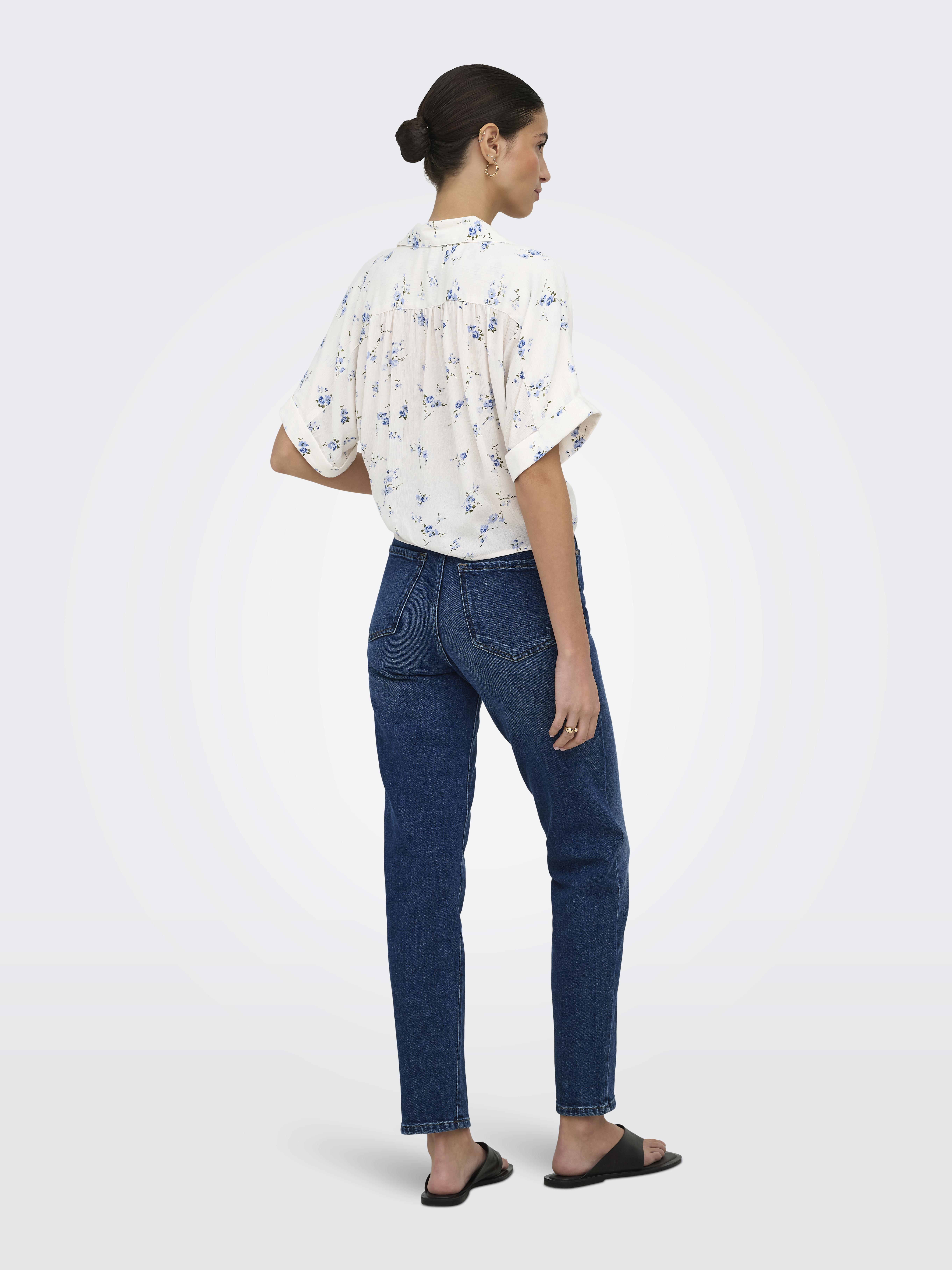 ONLPAULA LIFE S/S TIE SHIRT WVN NOOS