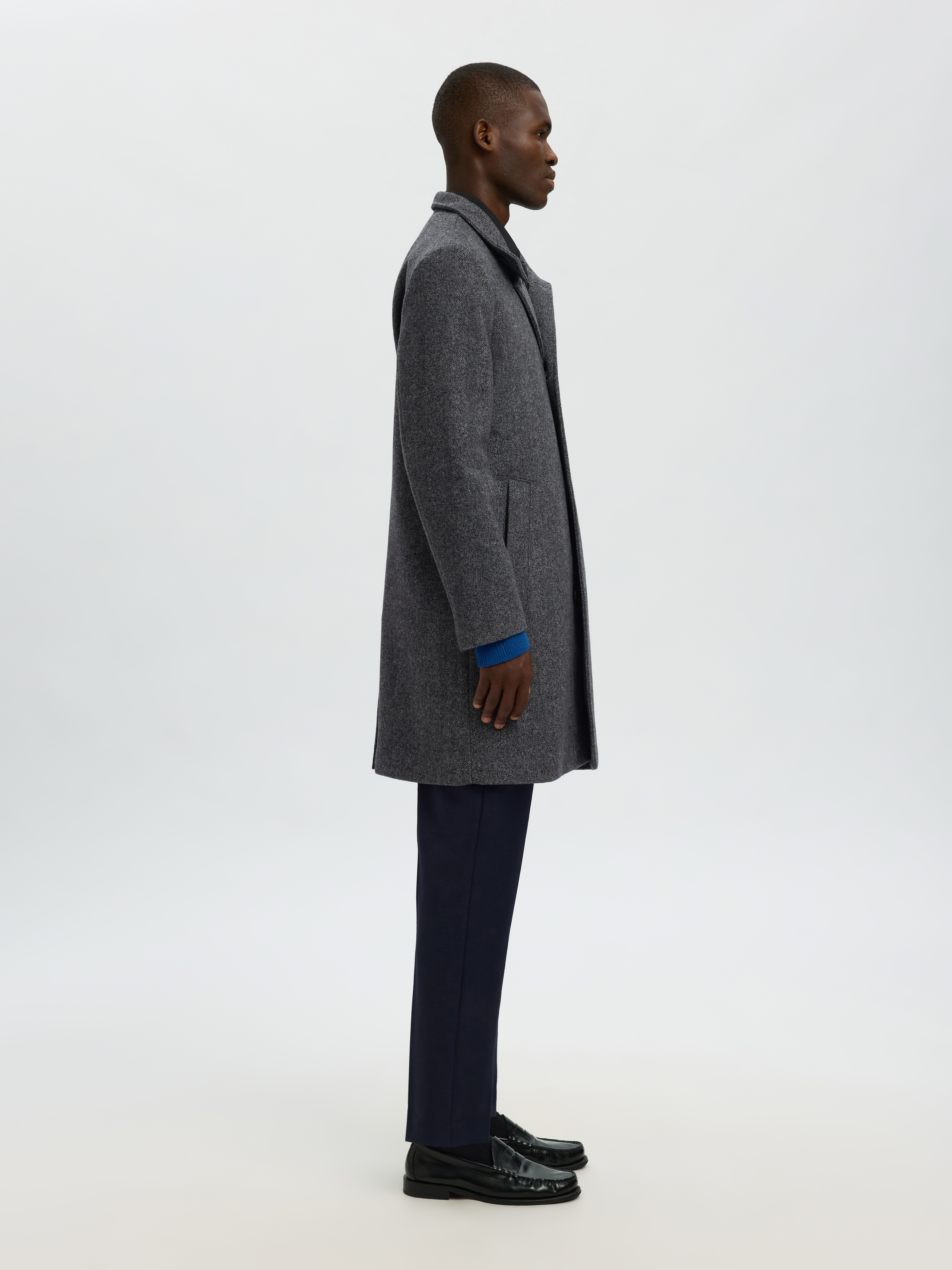 SLMRAINAR WOOL BLEND COAT NOOS