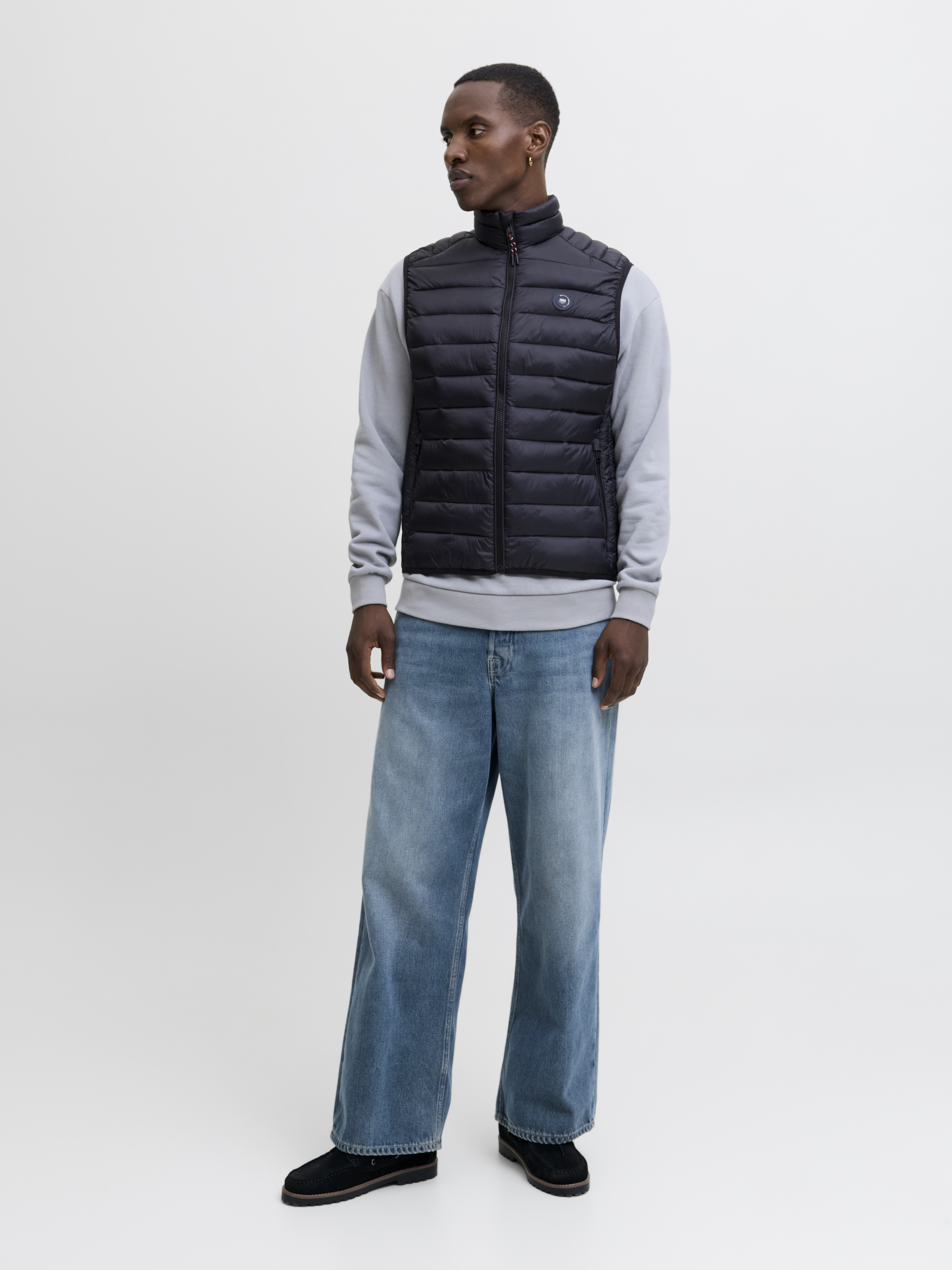 JJEBRADLEY LIGHT BODYWARMER COLLAR NOOS