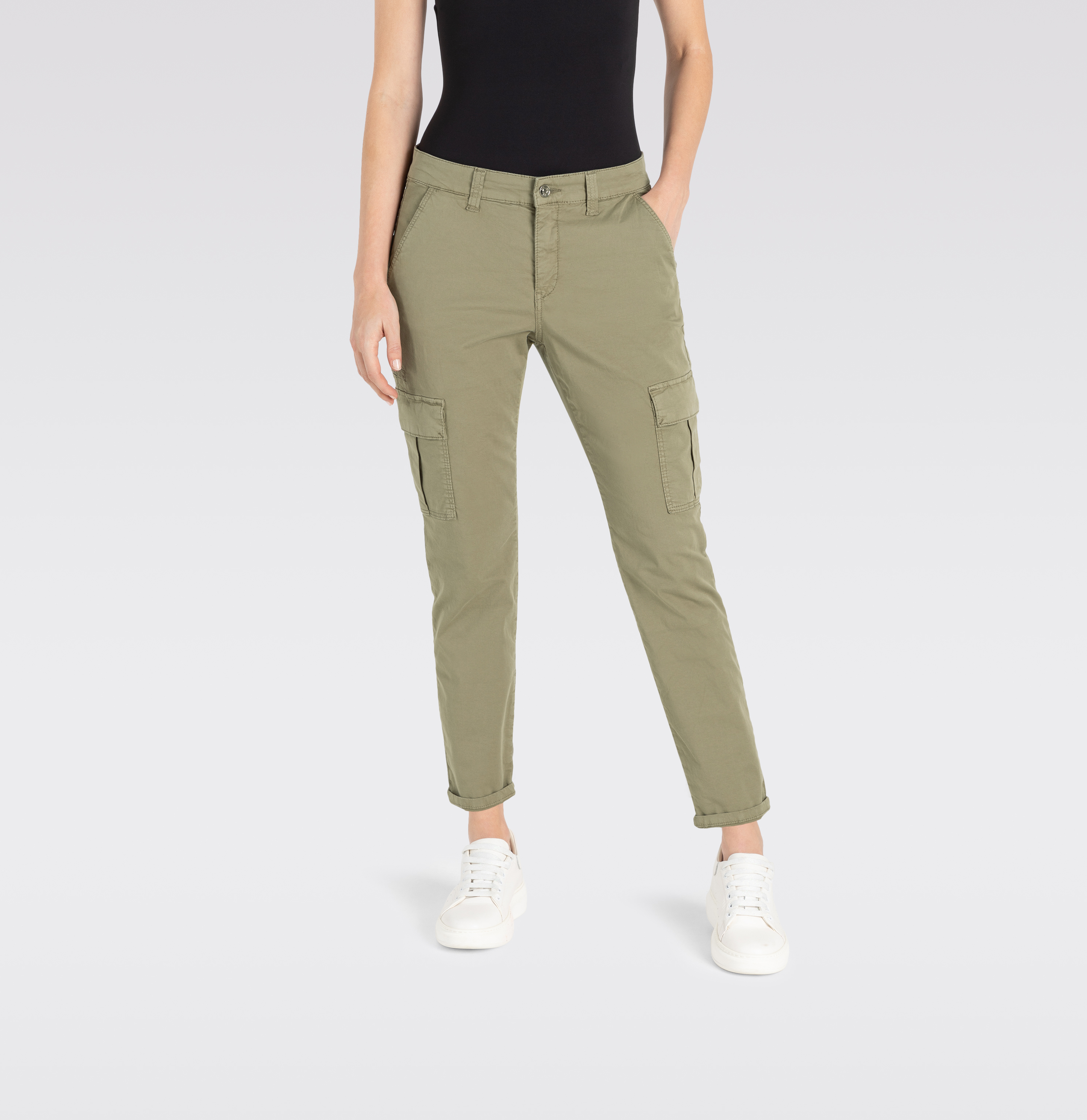 MAC JEANS - RICH CARGO, Authentic stretch gabardine