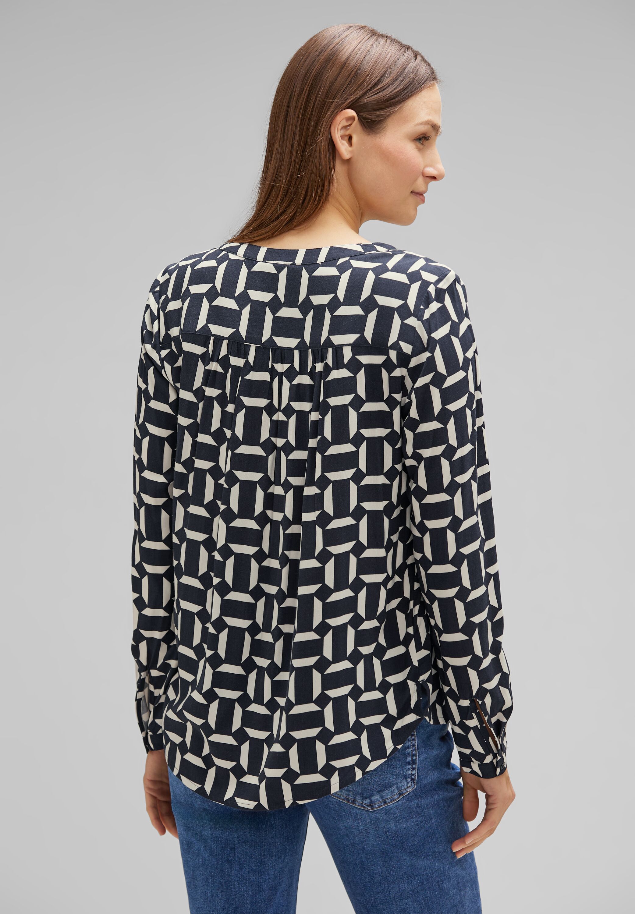 Viskose Bluse mit Print