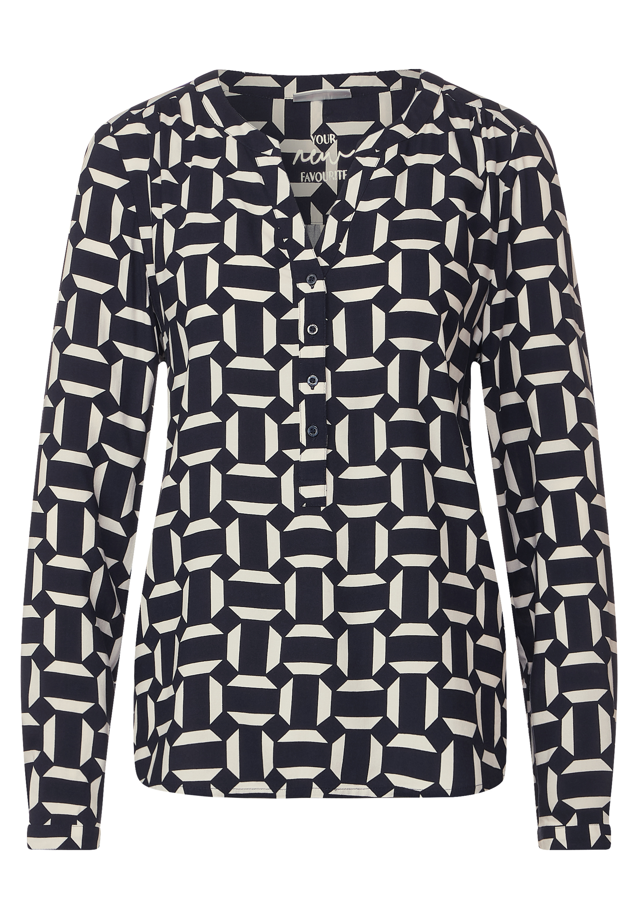 Viskose Bluse mit Print