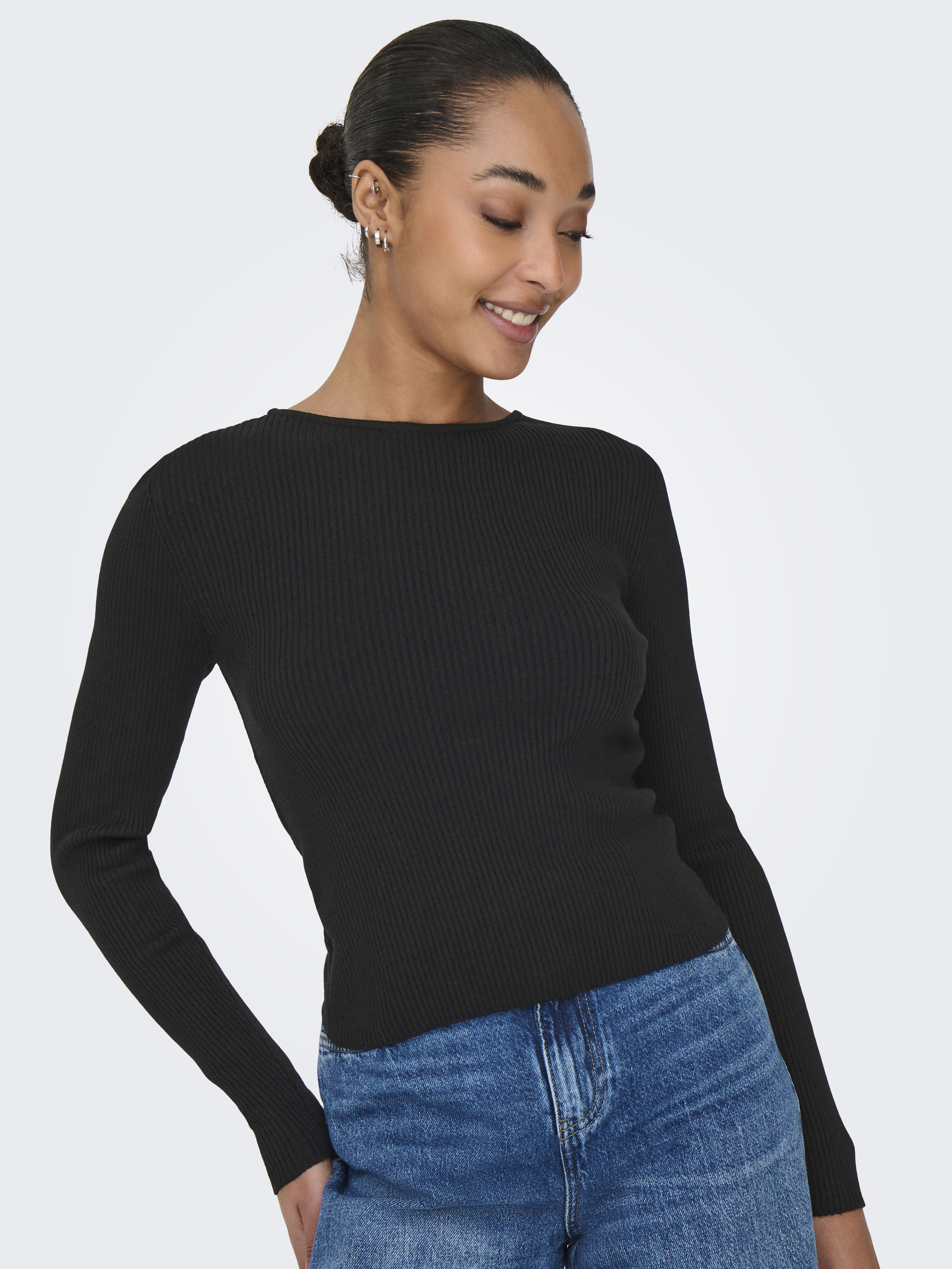 JDYSANSA L/S WRAP 2 IN 1 PULLOVER KNT