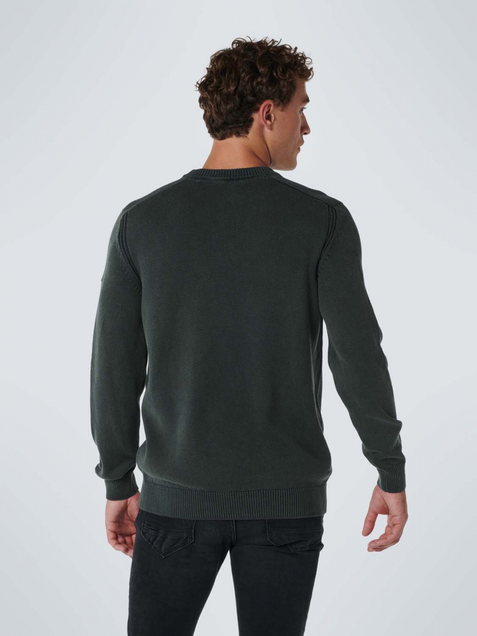 Pullover Crewneck Relief Garment Dyed + Stone Washed