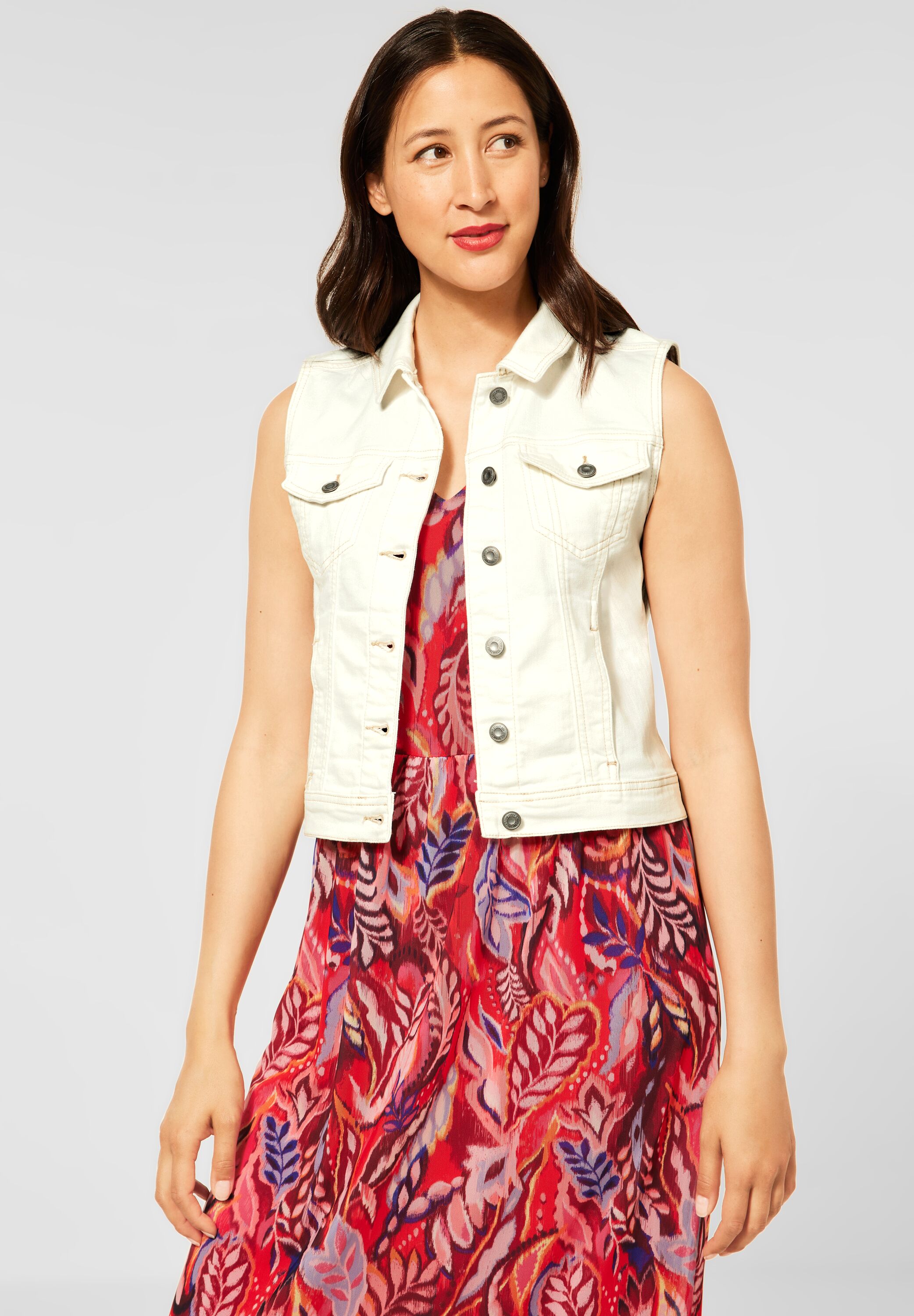 Jeansweste mit Brusttaschen