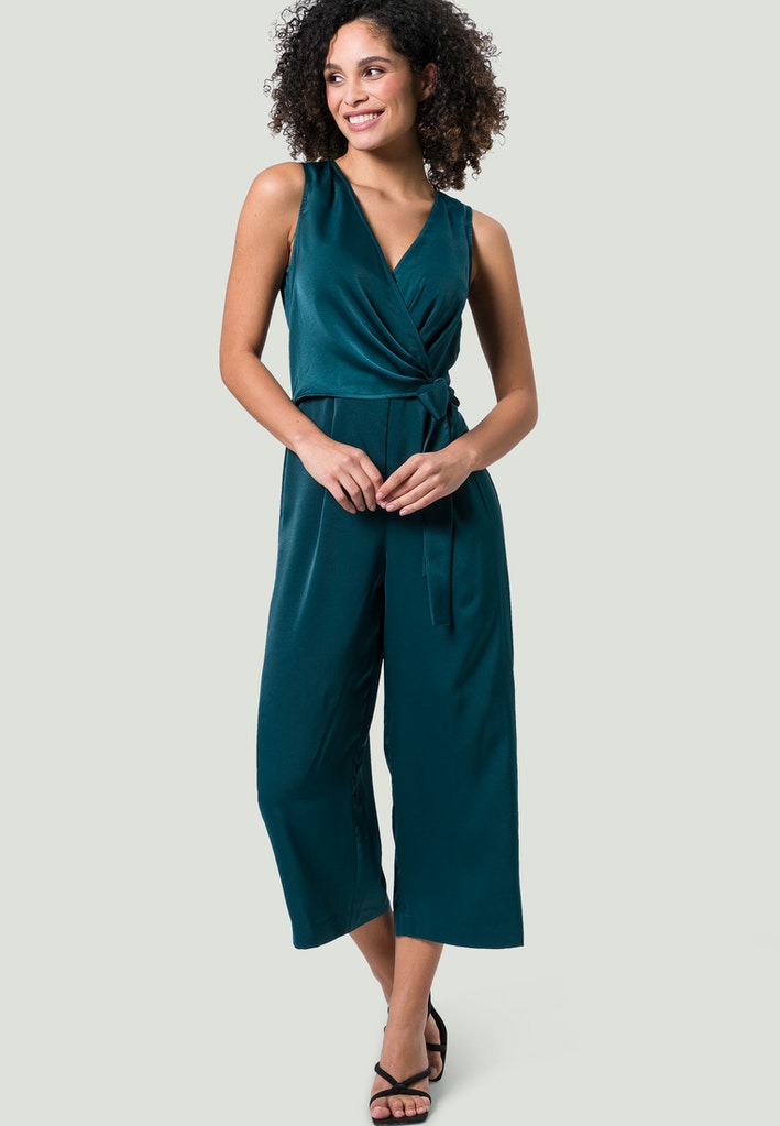 Jumpsuit mit Wickeloptik