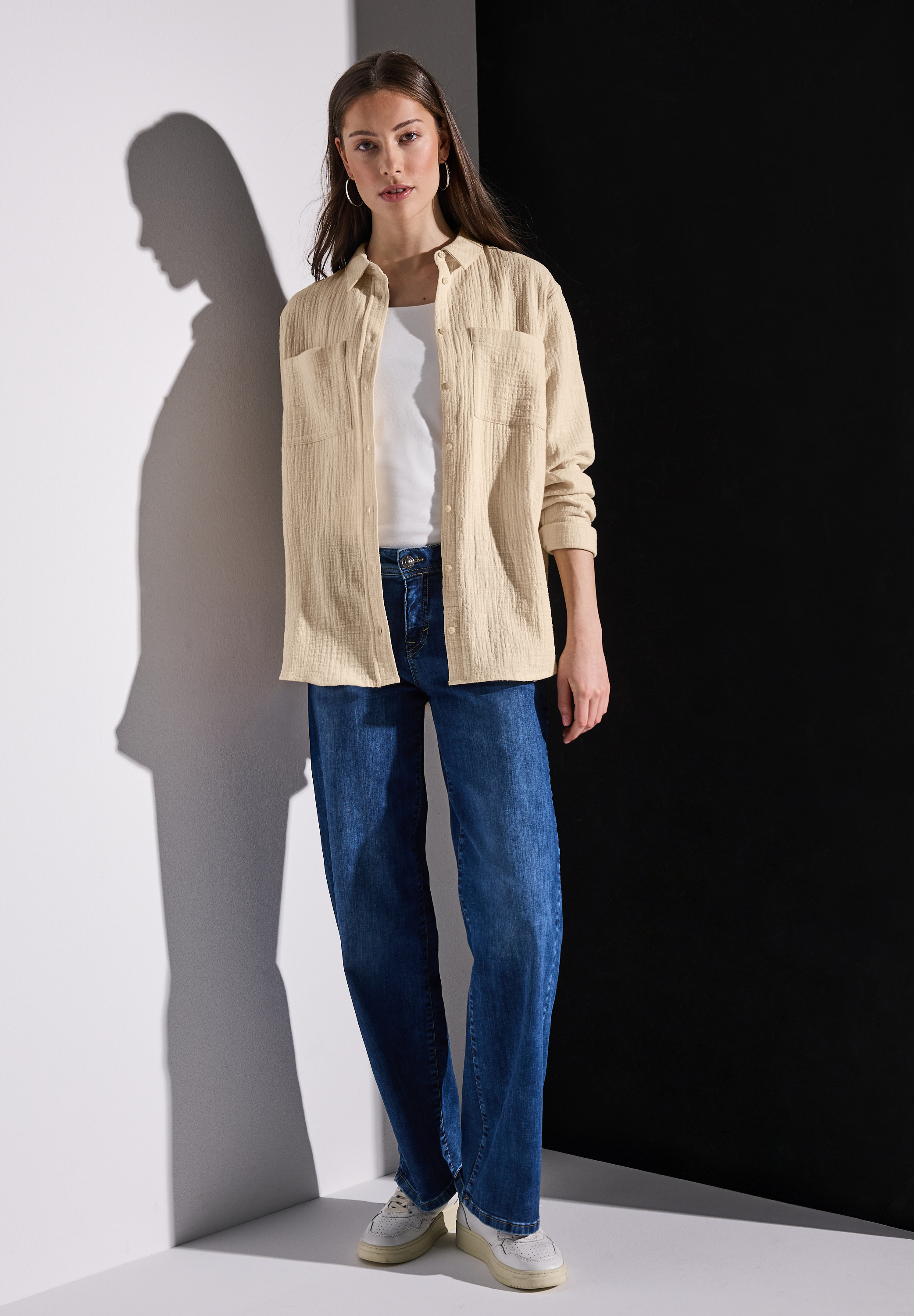 Hemdbluse mit Brusttaschen