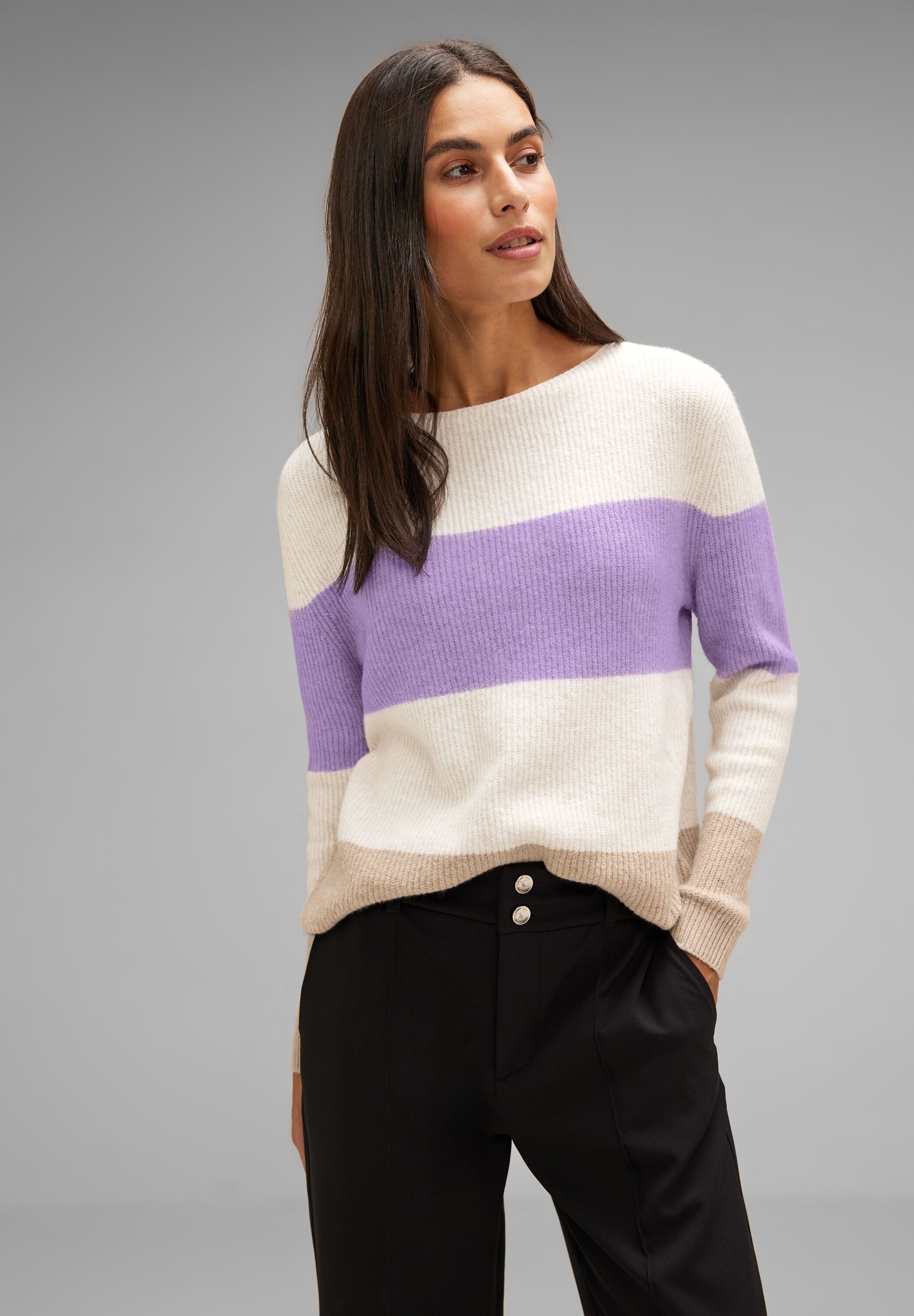 Blockstreifen Pullover