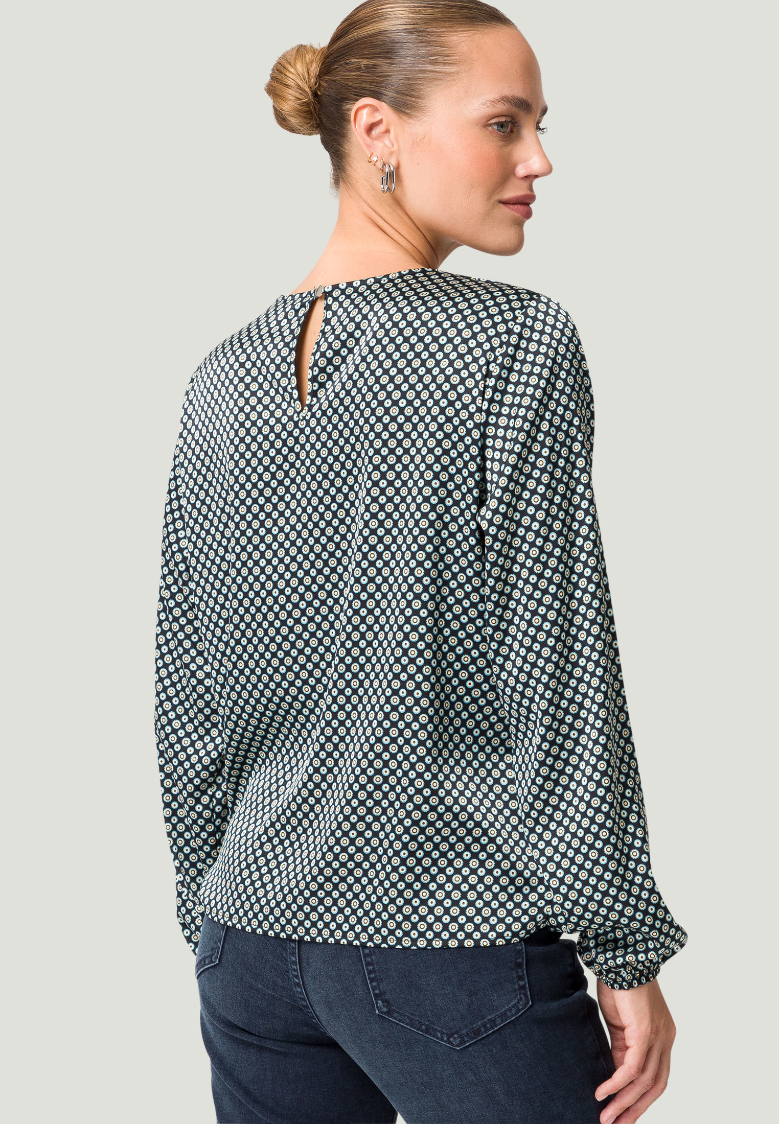 Satinbluse