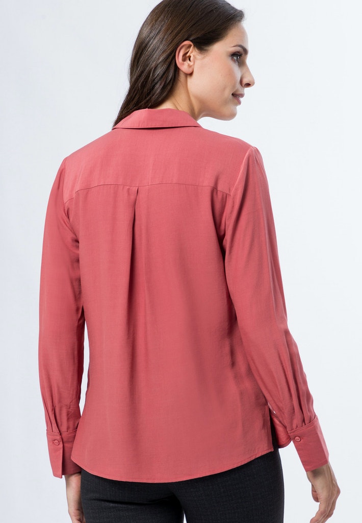 Bluse mit V-Ausschnitt