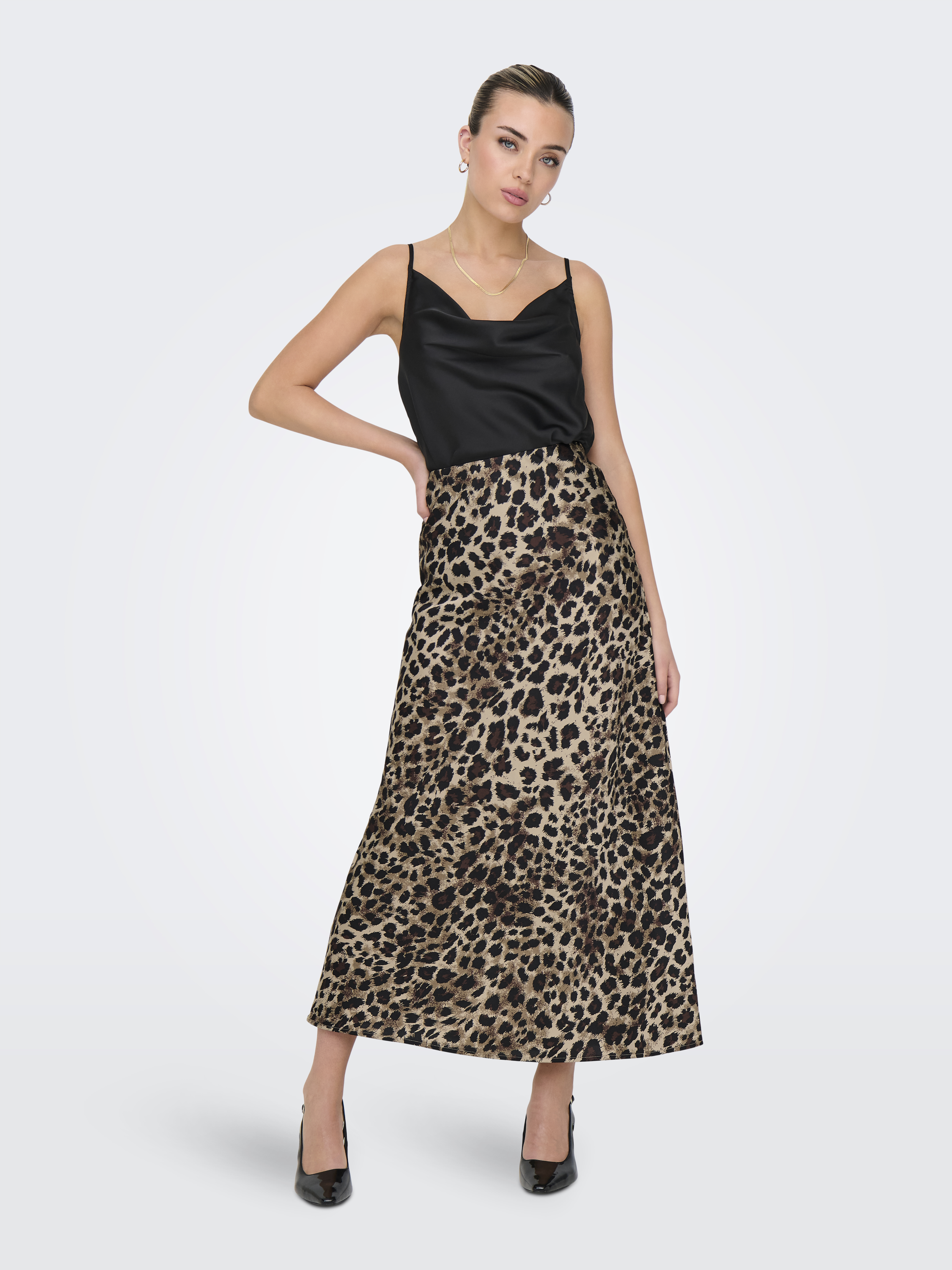 ONLCHIGO ANKEL SATIN SKIRT WVN