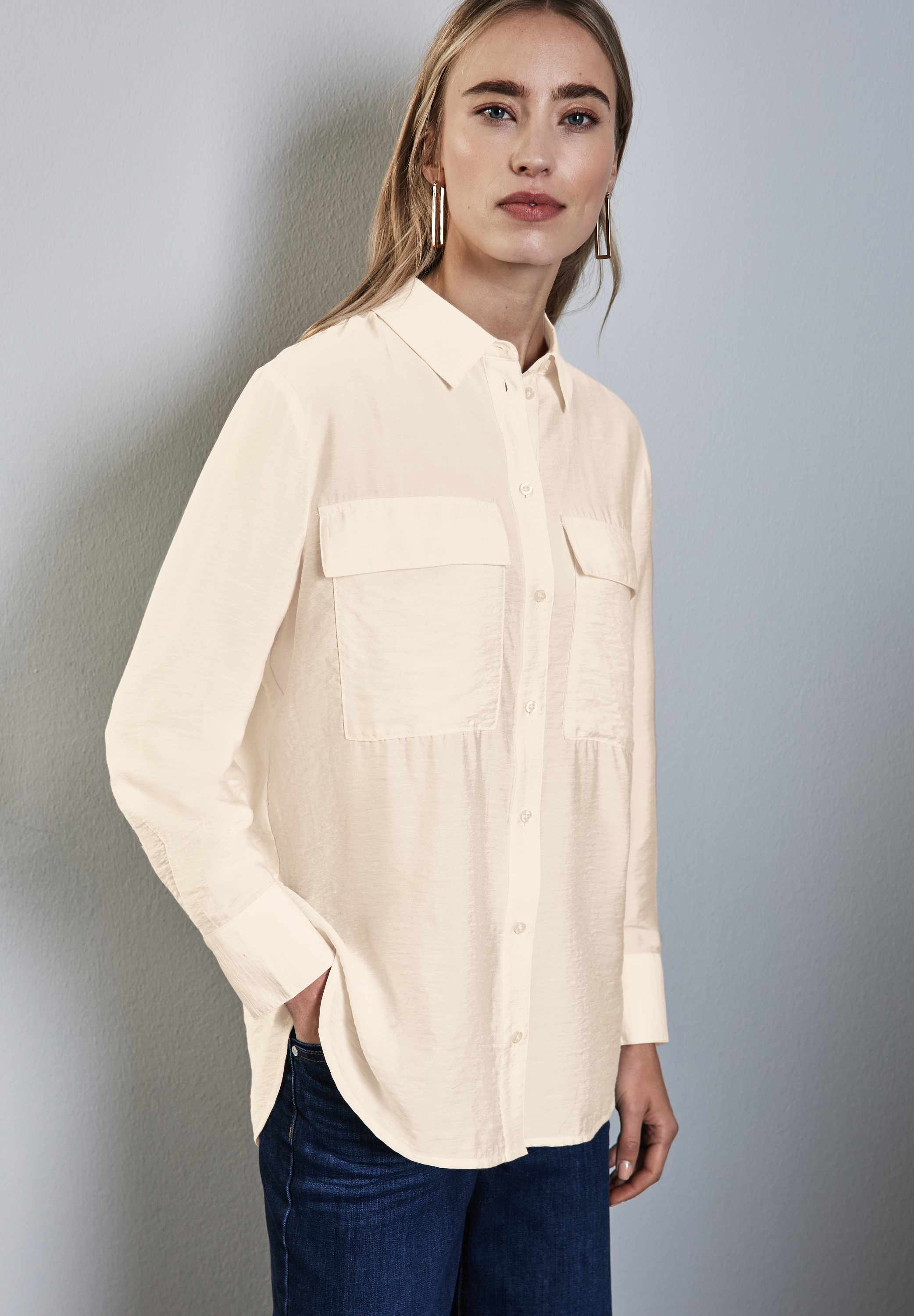 Relaxed Fit Bluse