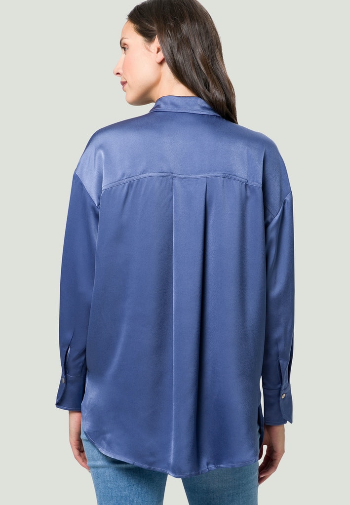 Satinbluse