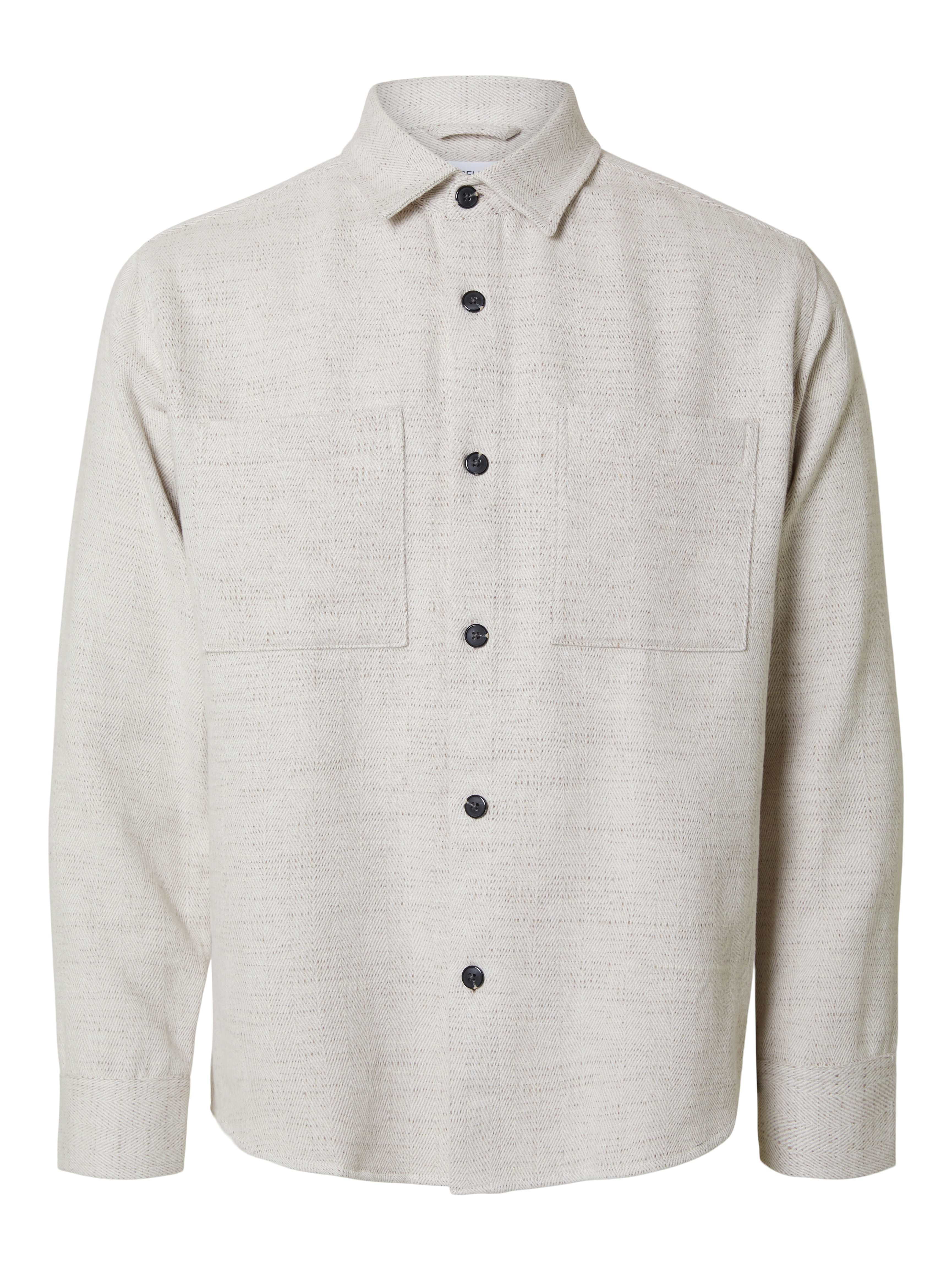 SLHREGHANK HERRINGBONE OVERSHIRT