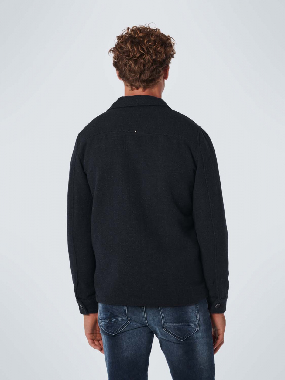 Overshirt Zipper Closure With Wool
