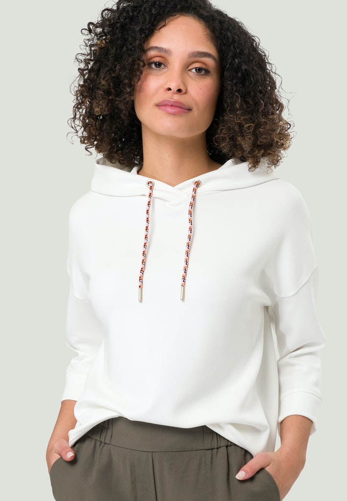 Sweatshirt mit farbigen Kordeln
