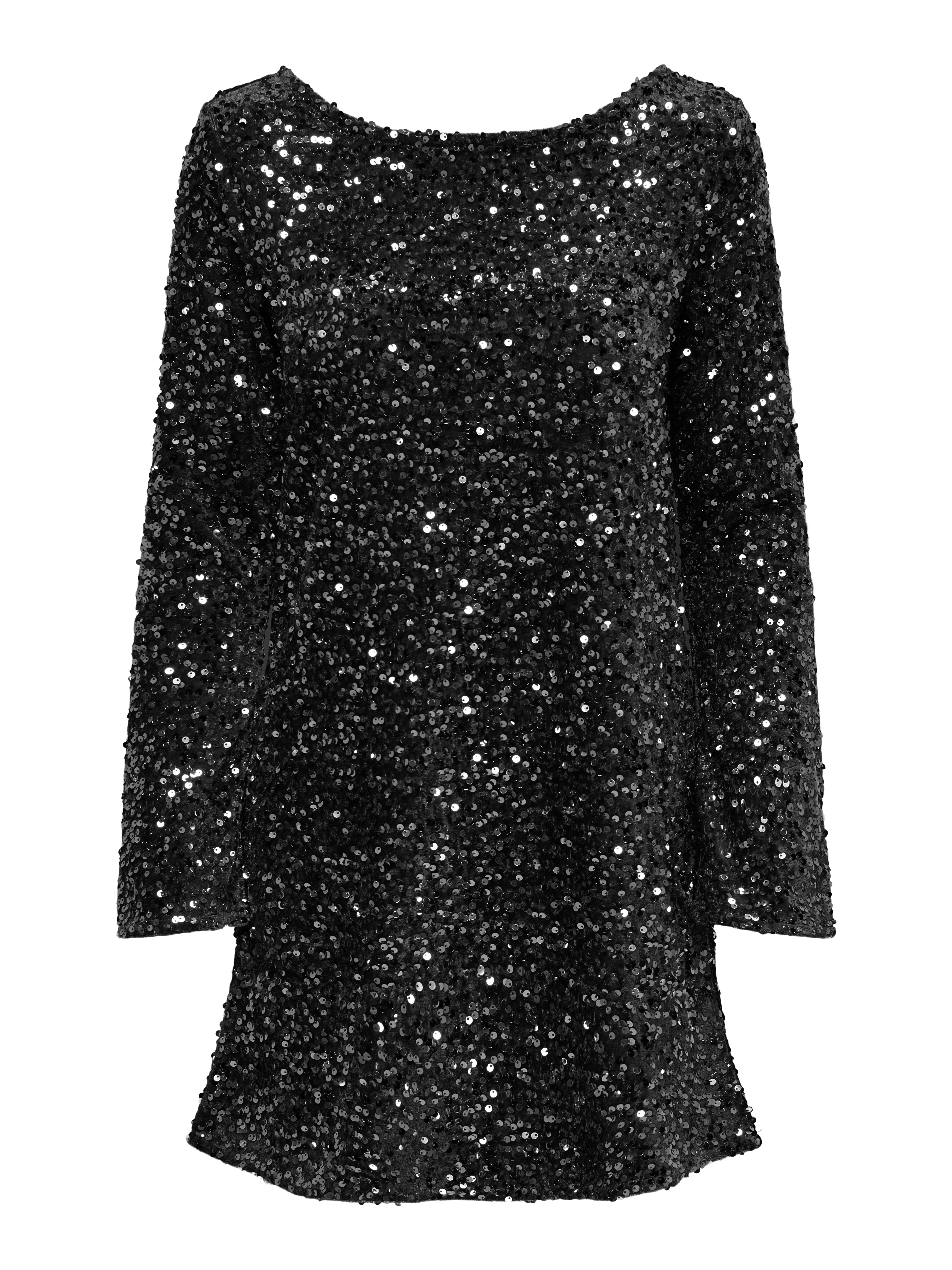 JDYSARA L/S BOW SEQUINS DRESS JRS