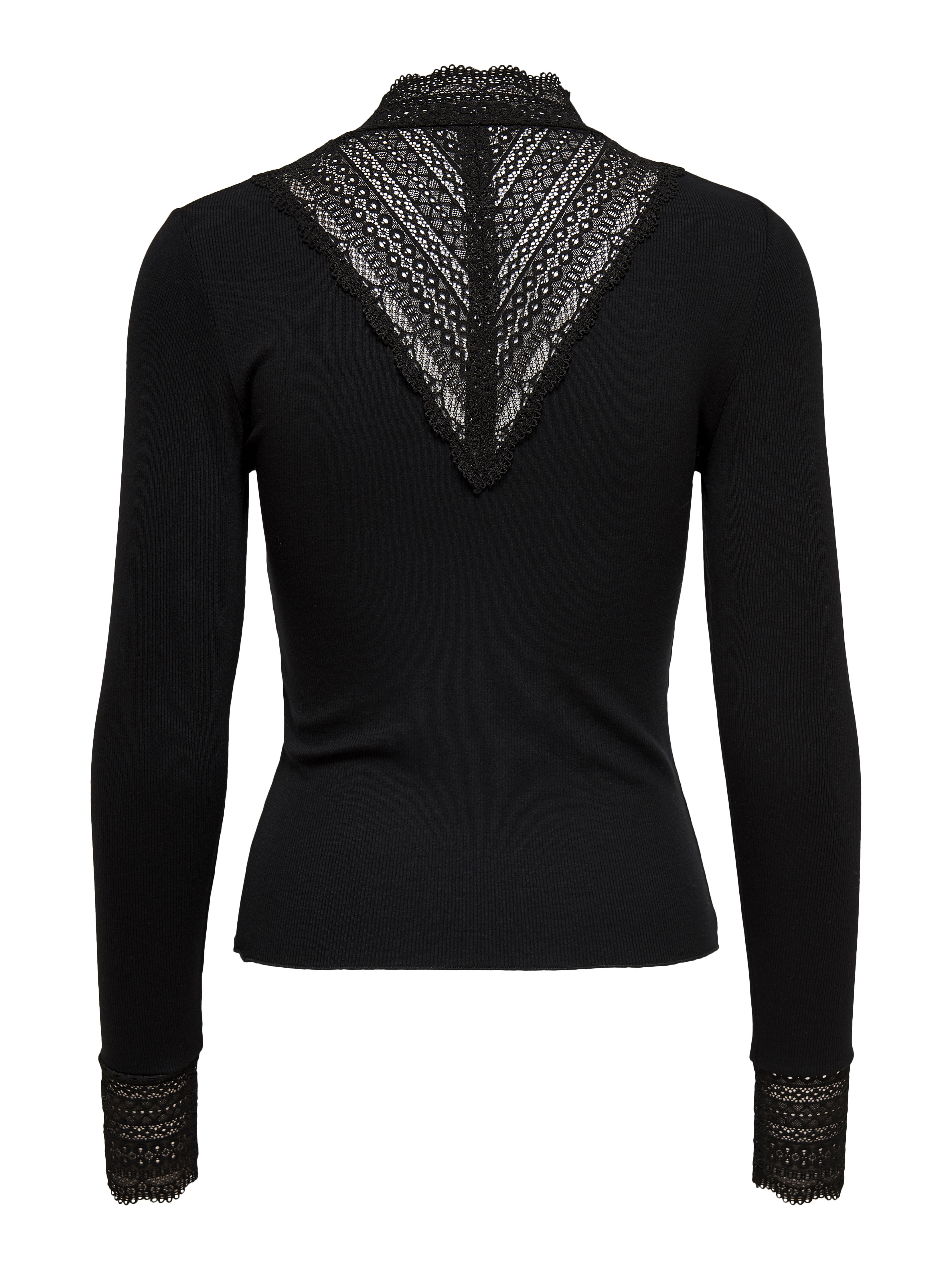 ONLTILDE L/S HIGH NECK LACE TOP JRS NOOS