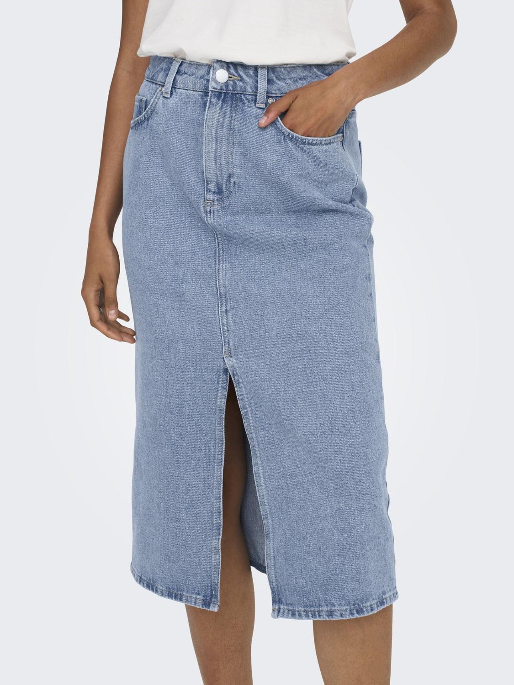 ONLBIANCA MIDI SKIRT DNM  REA NOOS