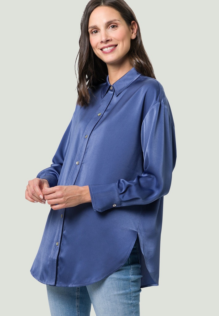 Satinbluse