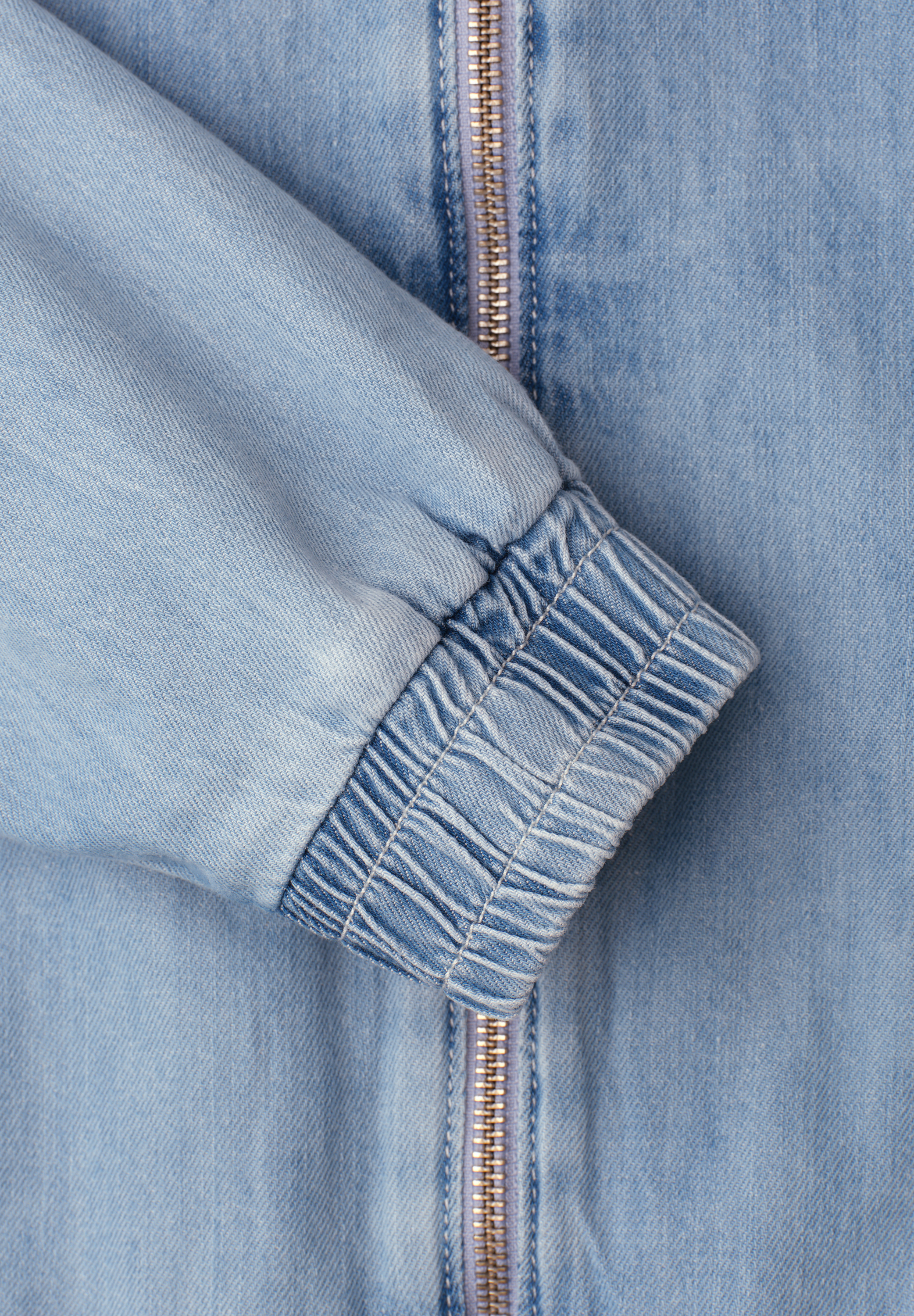 Blouson im Denim-Look mit Taschen