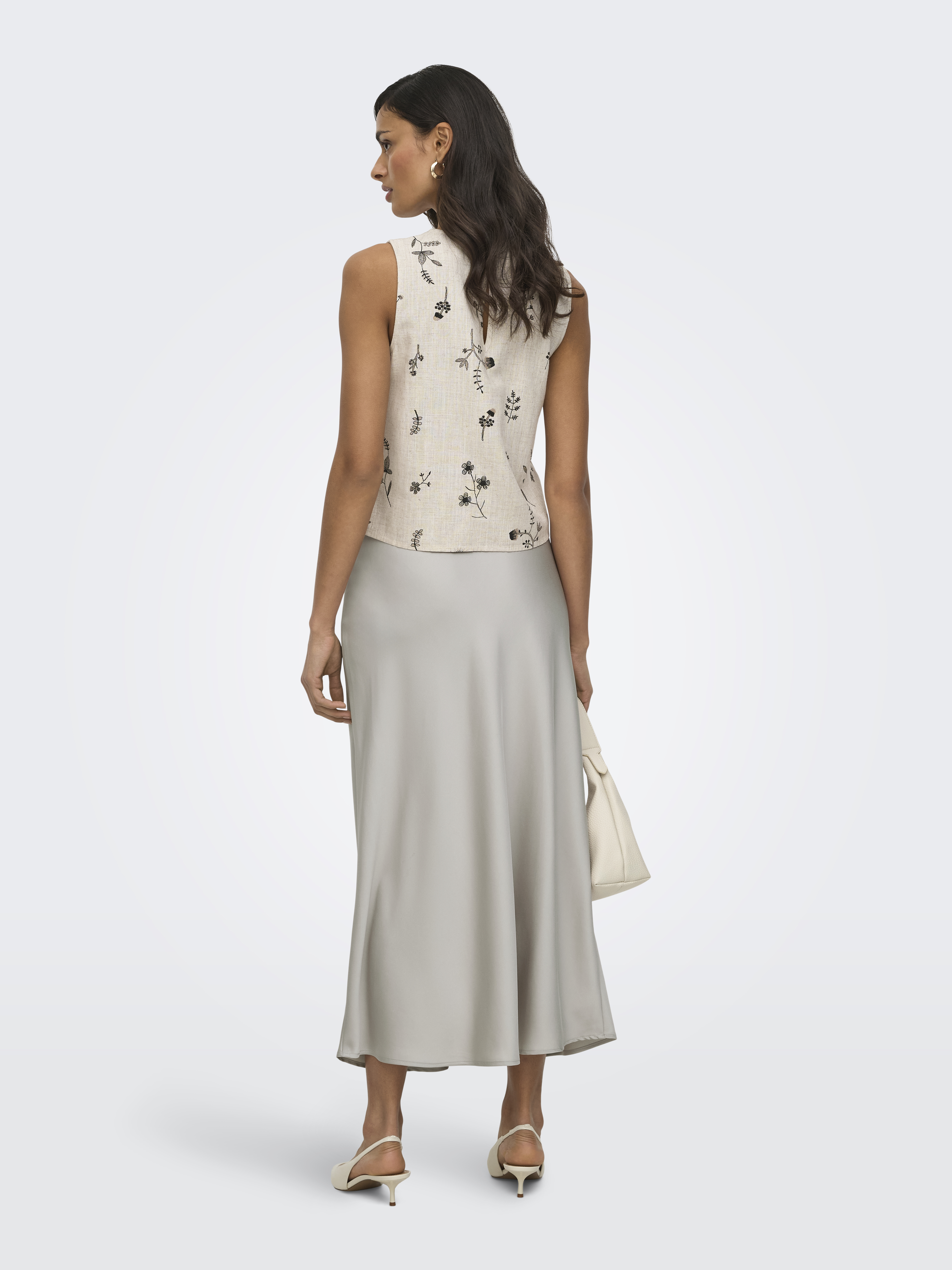 ONLCHIGO ANKEL SATIN SKIRT WVN