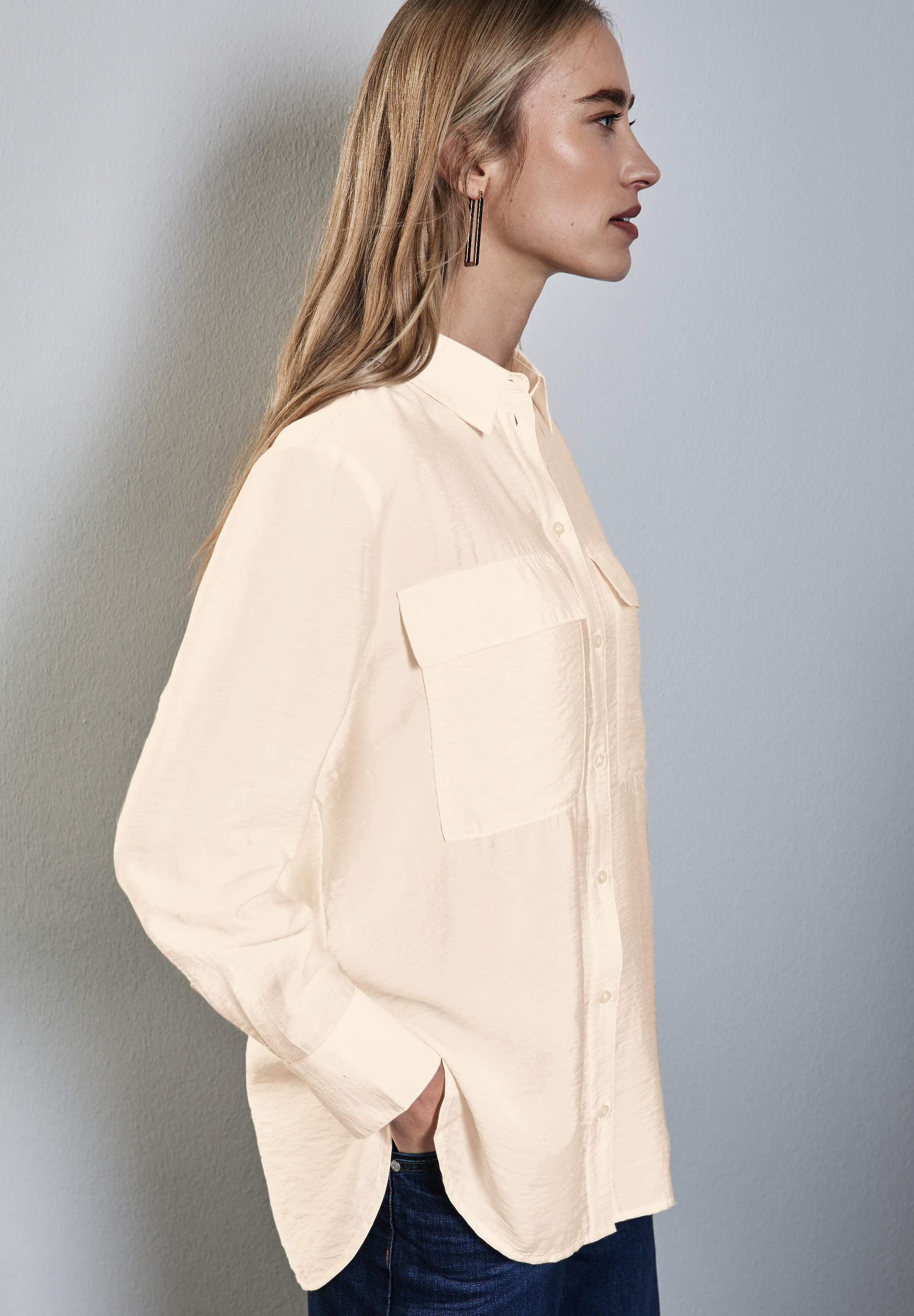 Relaxed Fit Bluse