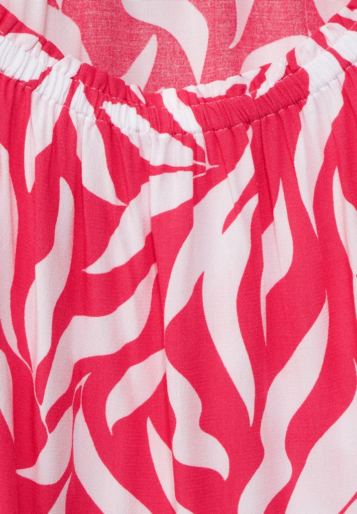 Carmen Bluse mit Print