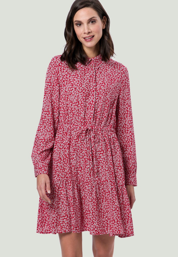 Hemdblusenkleid mit Knopfleiste