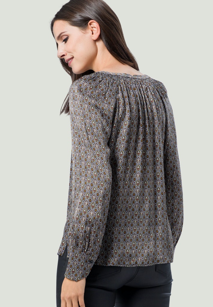 Bluse mit Druck