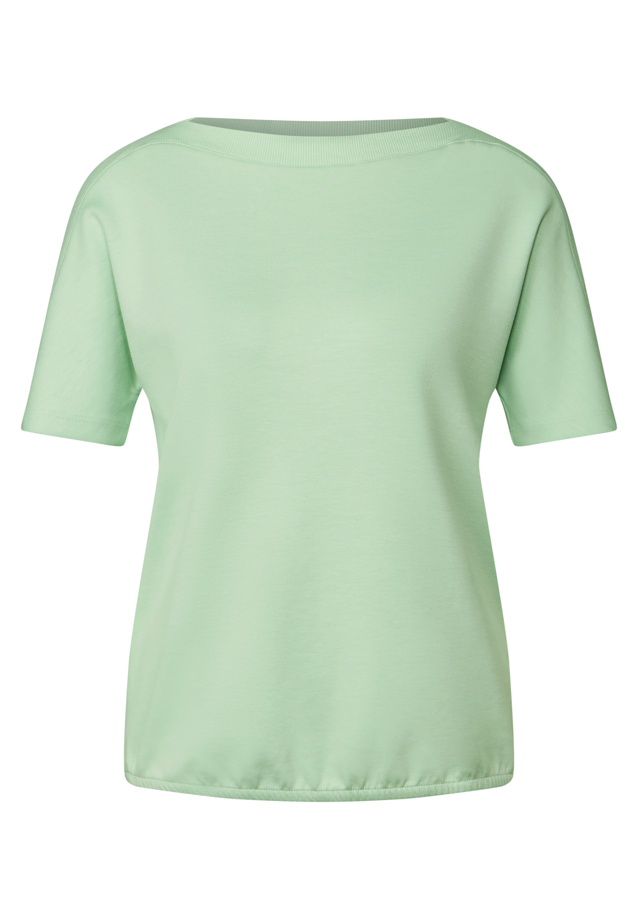 Shirt mit U-Boot-Ausschnitt