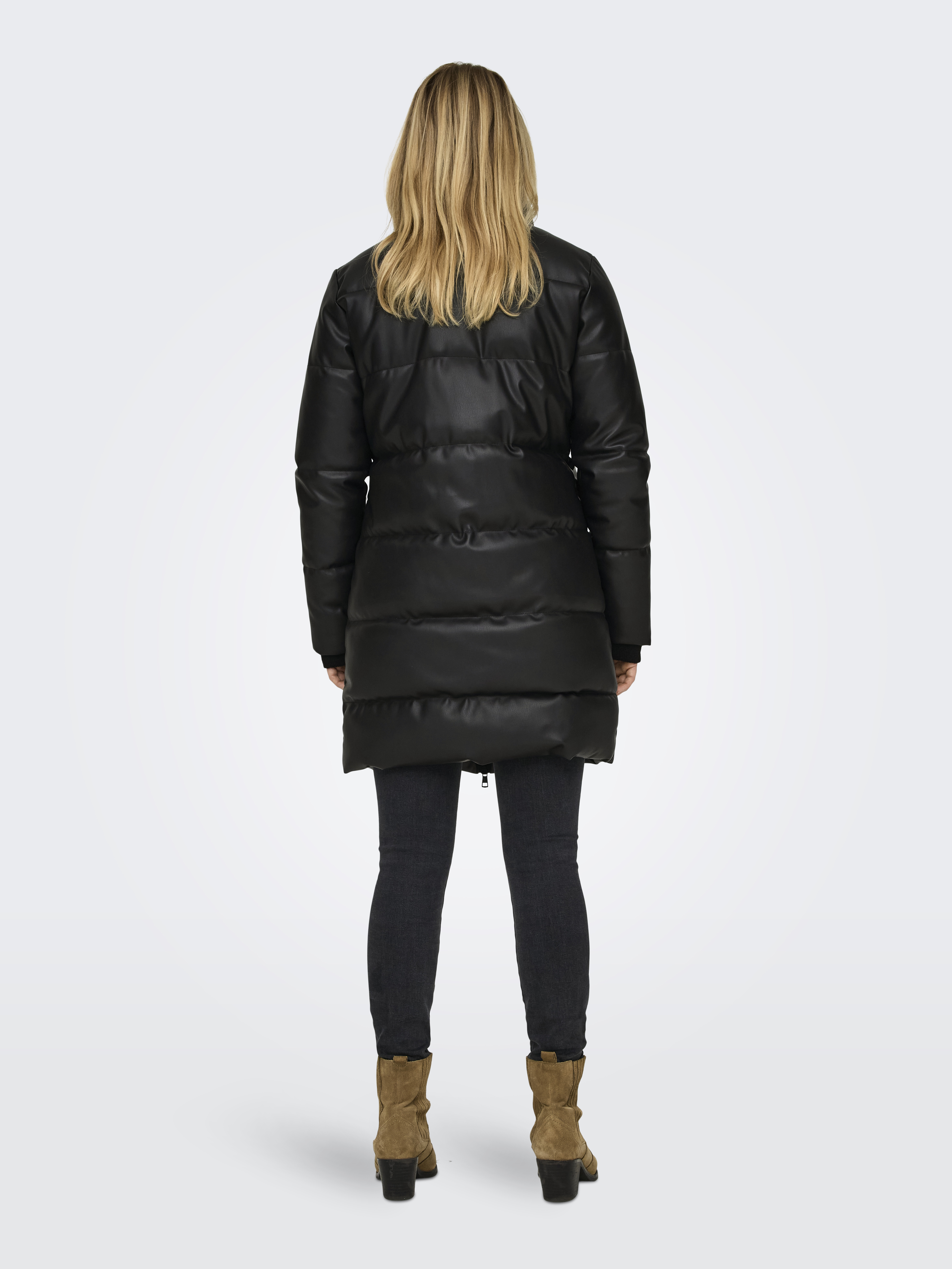 ONLELSIE FAUX LEATHER PUFFER COAT CC OTW