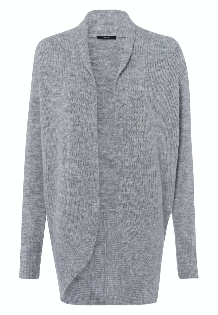 Strickjacke mit Schalkragen