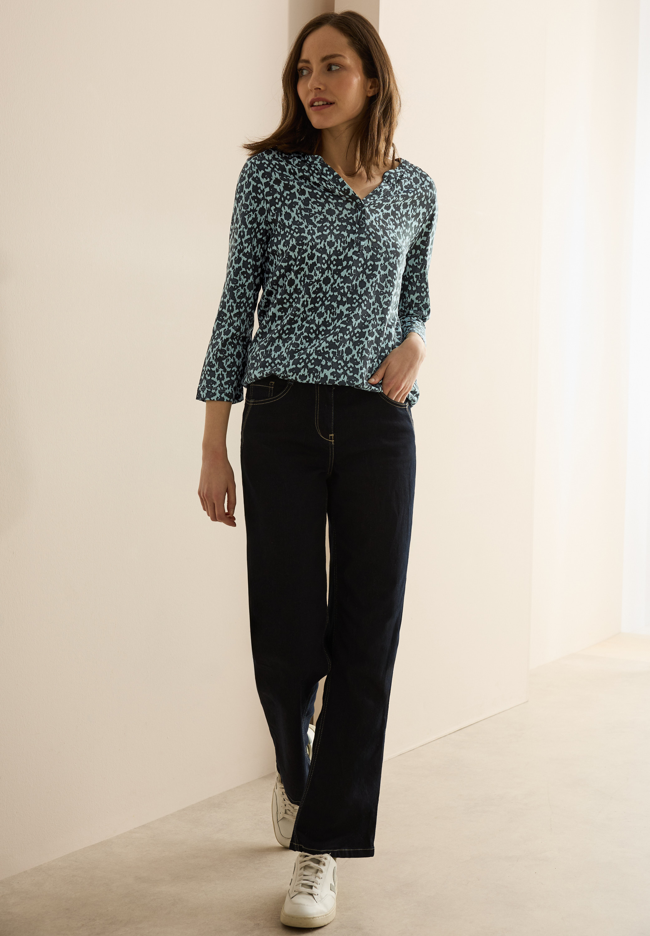 Shirt im Tunika-Look