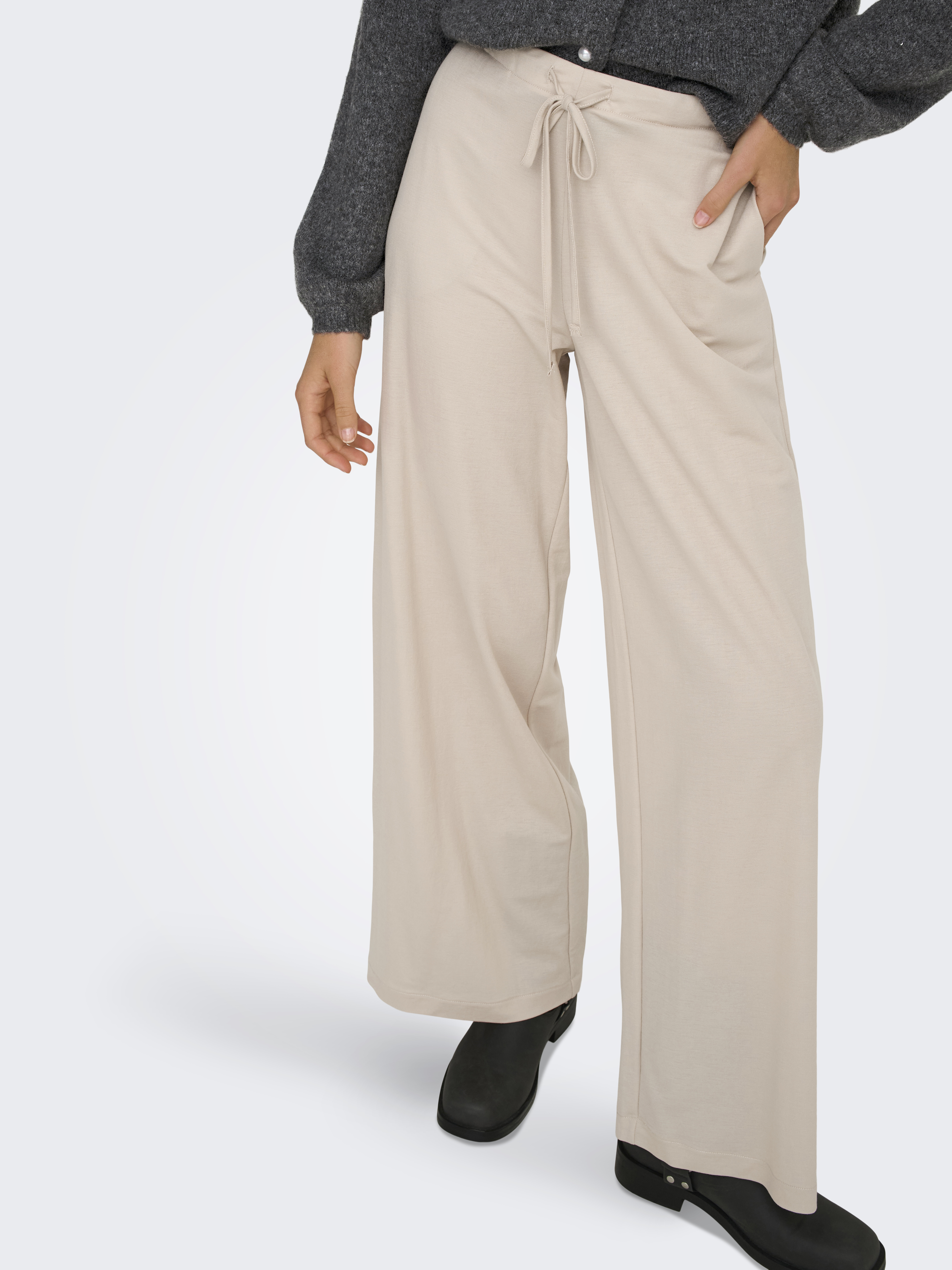 ONLSAKURA LOOSE PULL UP PANTS WVN