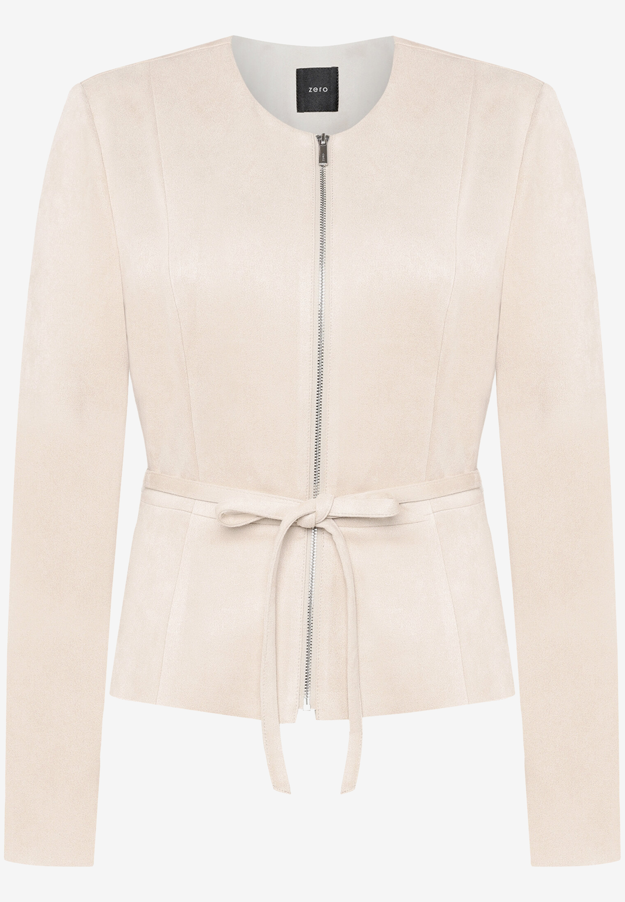 Blazer-Jacke  in Lederoptik