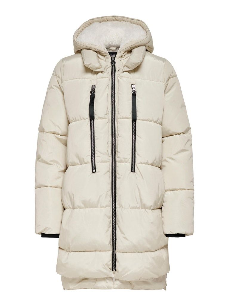 ONLNORA LONG PUFFER COAT CC OTW oatmeal S 5715098837166